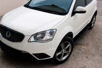 SsangYong Korando 2010–2019 Allmond Black sidetrin (2 stk., aluminium) foto 1