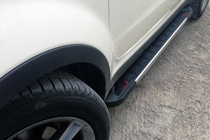 SsangYong Korando 2010–2019 RedLine V1 sidestrin (2 stk., aluminium) foto 1