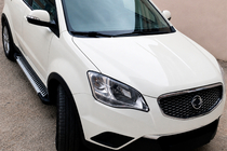 SsangYong Korando 2010–2019 Sidetrin Line (2 stk., aluminium) foto 1