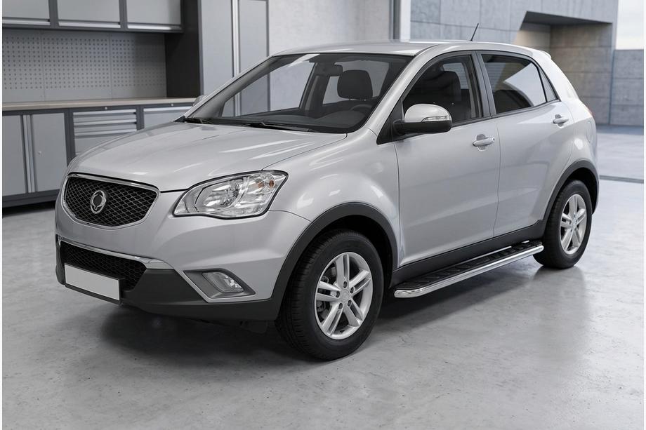 SsangYong Korando 2010–2019 Maydos V1 sidetrin (2 stk., aluminium ↗ rustfrit stål) Image