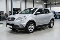SsangYong Korando 2010–2019 Sidetrin Bosphorus Black (2 stk., aluminium) foto 1