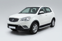 SsangYong Korando 2010–2019 Sidetrin Tayga Grey (2 stk., aluminium) foto 1