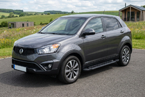 SsangYong Korando 2010–2019 RedLine Black side trinbrætter (2 stk., aluminium) foto 1