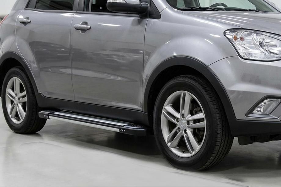 SsangYong Korando 2010–2019 Sidetrin Rainbow (2 stk., aluminium) Image