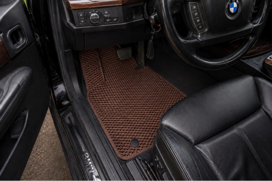 BMW 7-serie E65/66 2001–2008 EVA-bilmåtter (til E66, brun) Image