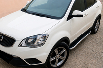 SsangYong Korando 2010–2019 Sidetrin Fullmond (2 stk., aluminium) foto 1
