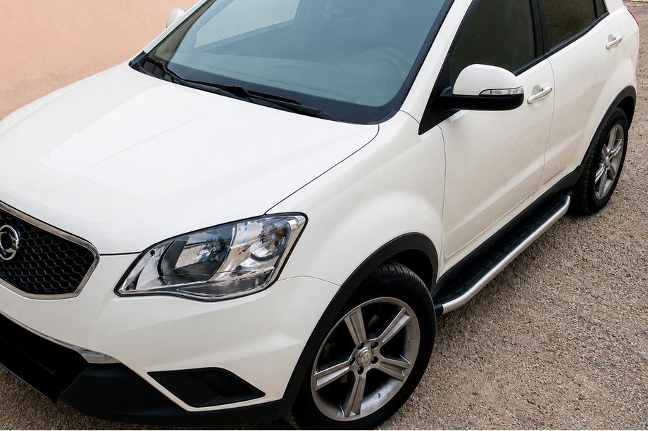 SsangYong Korando 2010–2019 Sidetrin Fullmond (2 stk., aluminium) Image