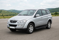 SsangYong Kyron 2005–2014 Allmond Black sidetrin (2 stk., aluminium) foto 1