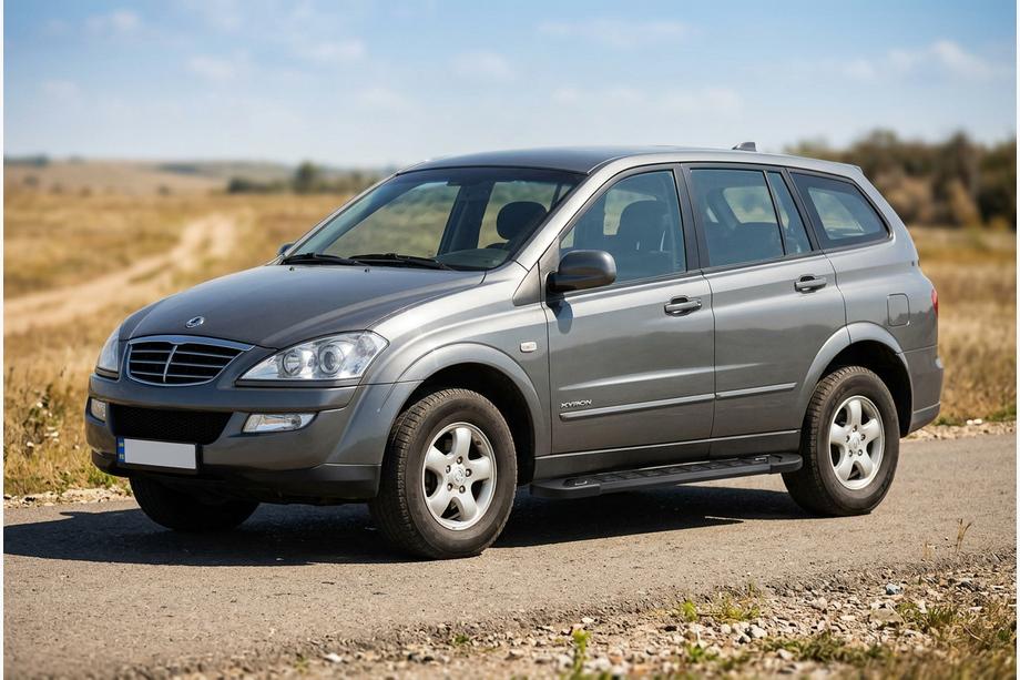 SsangYong Kyron 2005–2014 RedLine Black side trinbrætter (2 stk., aluminium) Image