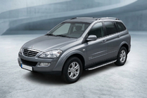 SsangYong Kyron 2005–2014 Sidetrin Fullmond (2 stk., aluminium) foto 1