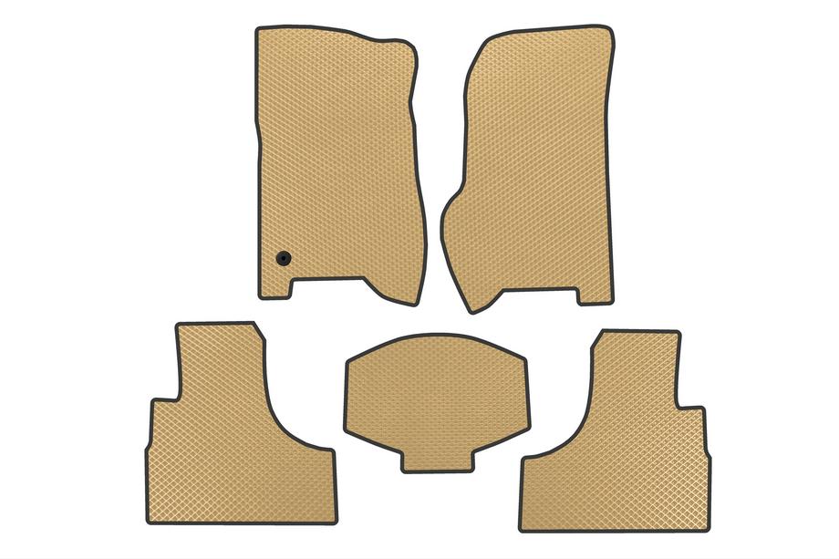 Jeep Cherokee/Liberty 2002–2007 EVA gulvmåtter (Beige) Image