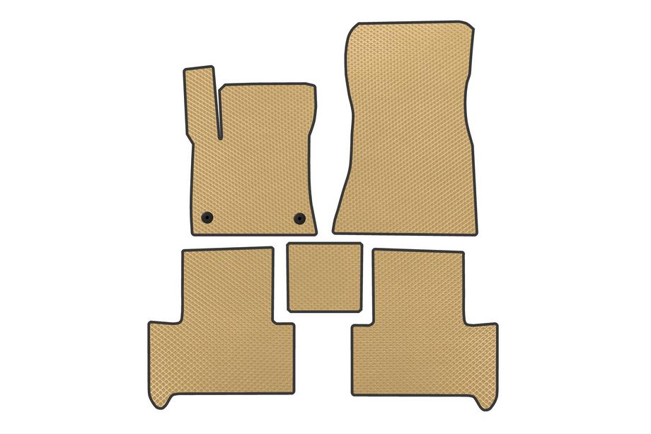Mercedes EQB 2021– EVA gulvmåtter (Beige) Image