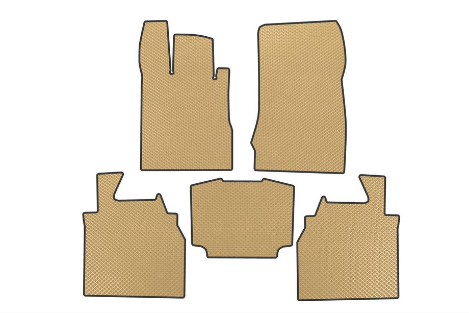 Mercedes S-class W220 1998–2005 EVA bilmåtter (Long, beige) Image