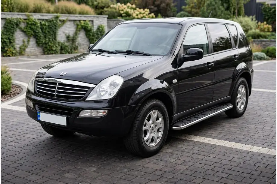 SsangYong Rexton I 2001–2017 Maydos V1 sidetrin (2 stk., aluminium ↗ rustfrit stål) Image