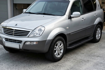 SsangYong Rexton I 2001–2017 Sidetrin Bosphorus Black (2 stk., aluminium) 2012-2017 foto 1