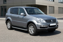 SsangYong Rexton I 2001–2017 Sidetrin Tayga Grey (2 stk., aluminium) 2012-2017 foto 1