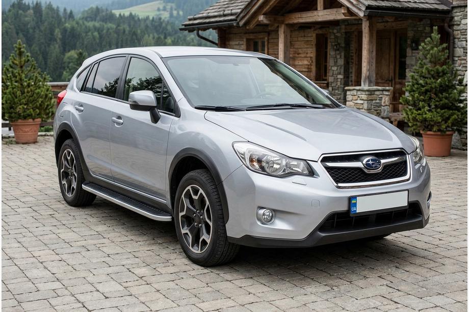 Subaru XV 2011–2017 Sidetrin Tayga Grey (2 stk., aluminium) Image