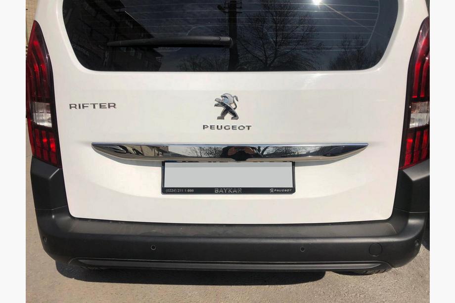 Peugeot Partner/Rifter 2019– Udsalg: Nummerpladeliste over nummerpladen (rustfrit stål) Image