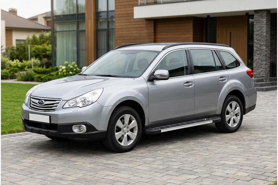 Subaru Outback 2009–2014 RedLine V1 sidestrin (2 stk., aluminium) Image