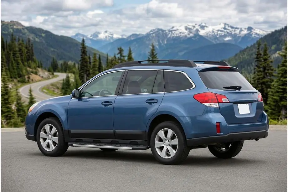 Subaru Outback 2009–2014 Duru sidetrin (2 stk., aluminium) Image