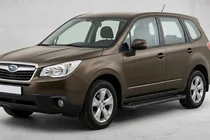 Subaru Forester 2013–2018 Allmond Black sidetrin (2 stk., aluminium) foto 1