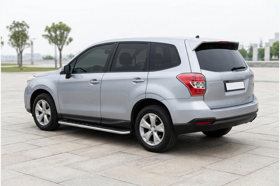 Subaru Forester 2013–2018 Maydos V1 sidetrin (2 stk., aluminium ↗ rustfrit stål) Image
