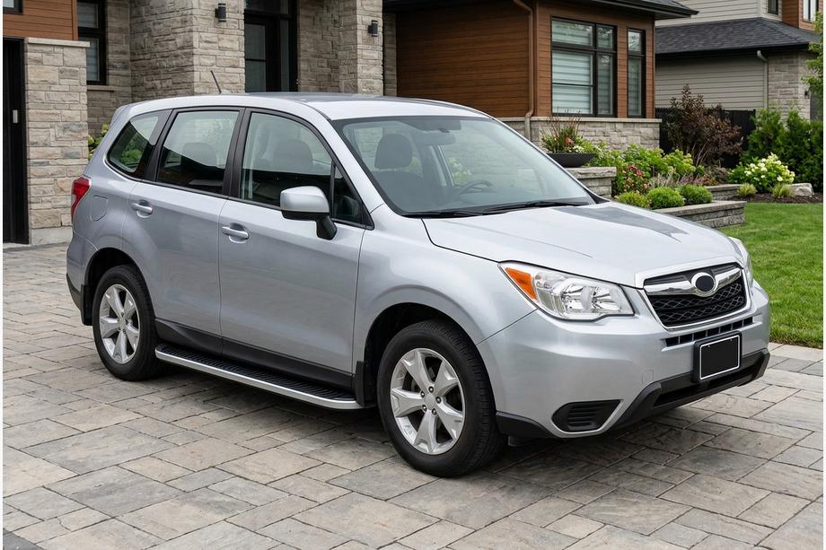 Subaru Forester 2013–2018 Sidetrin Tayga Grey (2 stk., aluminium) Image