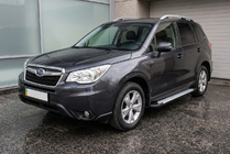 Subaru Forester 2013–2018 Sidetrin Allmond Grey (2 stk., aluminium) foto 1