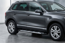 Volkswagen Touareg 2002–2010 Sunrise sidetrin (2 stk., aluminium) foto 1