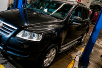 Volkswagen Touareg 2002–2010 Rainbow sidetrin (2 stk., aluminium) foto 2