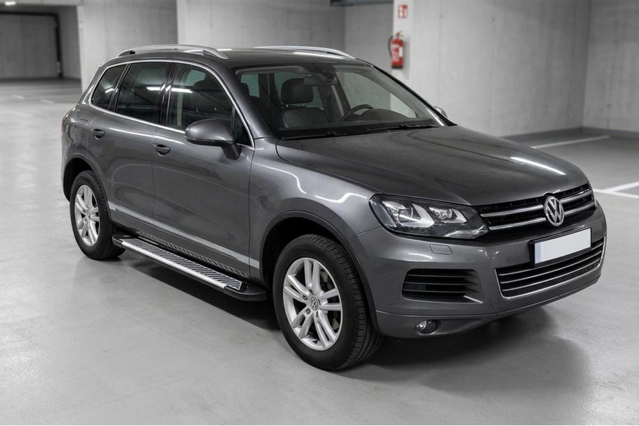 Volkswagen Touareg 2010–2018 Sidetrin Line (2 stk., aluminium) Image