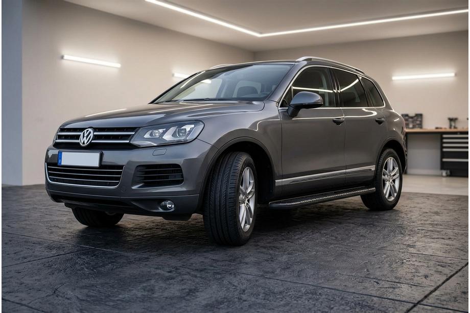 Volkswagen Touareg 2010–2018 Sidetrin Bosphorus Black (2 stk., aluminium) Foto 1