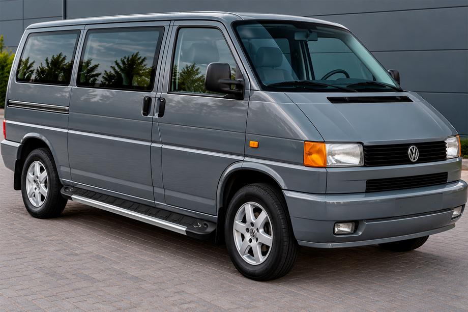 Volkswagen T4 Transporter 1990–2003 Duru sidetrin (2 stk., aluminium) Kort akselafstand Image