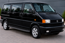 Volkswagen T4 Transporter 1990–2003 Sidetrin Bosphorus Black (2 stk., aluminium) Lang akselafstand foto 1