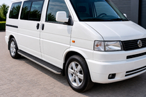 Volkswagen T4 Transporter 1990–2003 Sidetrin Tayga Grey (2 stk., aluminium) foto 1