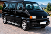 Volkswagen T4 Caravelle/Multivan 1990–2003 Sidetrin Line (2 stk., aluminium) foto 1