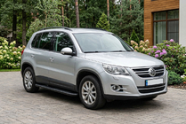 Volkswagen Tiguan 2007–2016 Sidetrin Bosphorus Black (2 stk., aluminium) foto 1