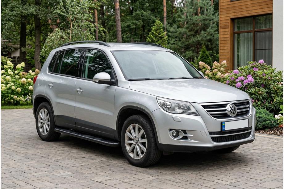 Volkswagen Tiguan 2007–2016 Sidetrin Bosphorus Black (2 stk., aluminium) Image