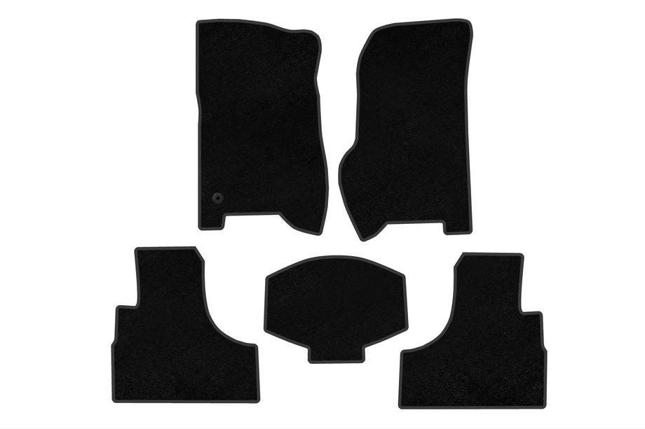 Jeep Cherokee/Liberty 2002–2007 Premium tekstilmåtter (Sort) Image