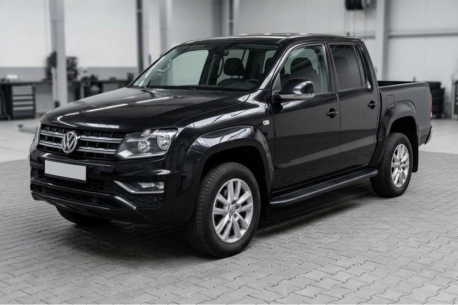 Volkswagen Amarok 2010–2022 Sidetrin Bosphorus Black (2 stk., aluminium) Image