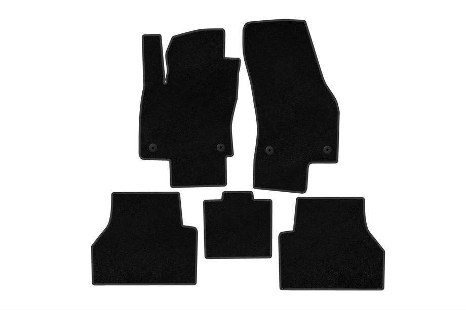 Ford Connect 2021– Tekstilmåtter Deluxe (Sort) Image