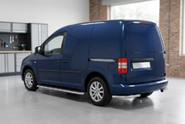 Volkswagen Caddy 2004–2010 Maydos V1 sidetrin (2 stk., aluminium ↗ rustfrit stål) Maxi hjulbase foto 1