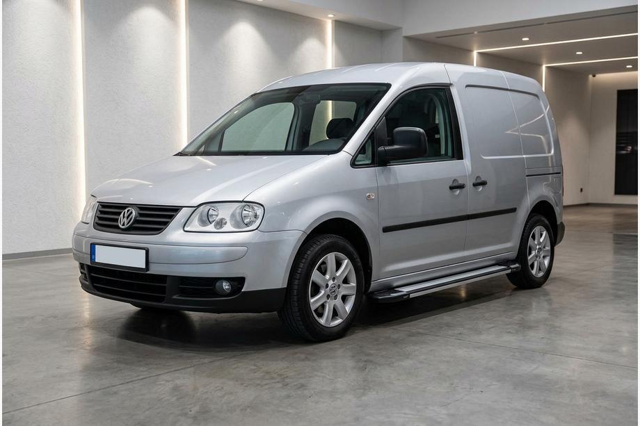 Volkswagen Caddy 2004–2010 Sidetrin Rainbow (2 stk., aluminium) Standard base Image