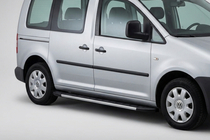 Volkswagen Caddy 2010–2015 Duru sidetrin (2 stk., aluminium) Maxi hjulbase foto 1