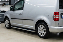 Volkswagen Caddy 2010–2015 Sidetrin Tayga (2 stk., aluminium) Maxi hjulbase foto 1