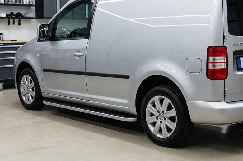 Volkswagen Caddy 2010–2015 Sidetrin Tayga (2 stk., aluminium) Maxi hjulbase Image