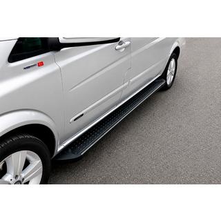 Allmond Black sidetrin (2 stk., aluminium) foto 1