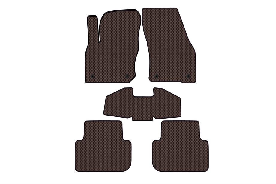 Volkswagen Tiguan 2023– Gummimåtter Carsuit (Brun) Image