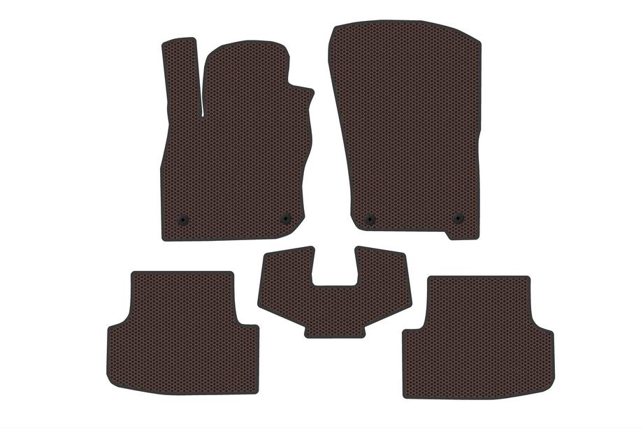 Audi A3 2020– Gummimåtter Carsuit (HB, brun) Image