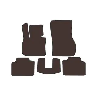 Gummimåtter Carsuit (Brun)